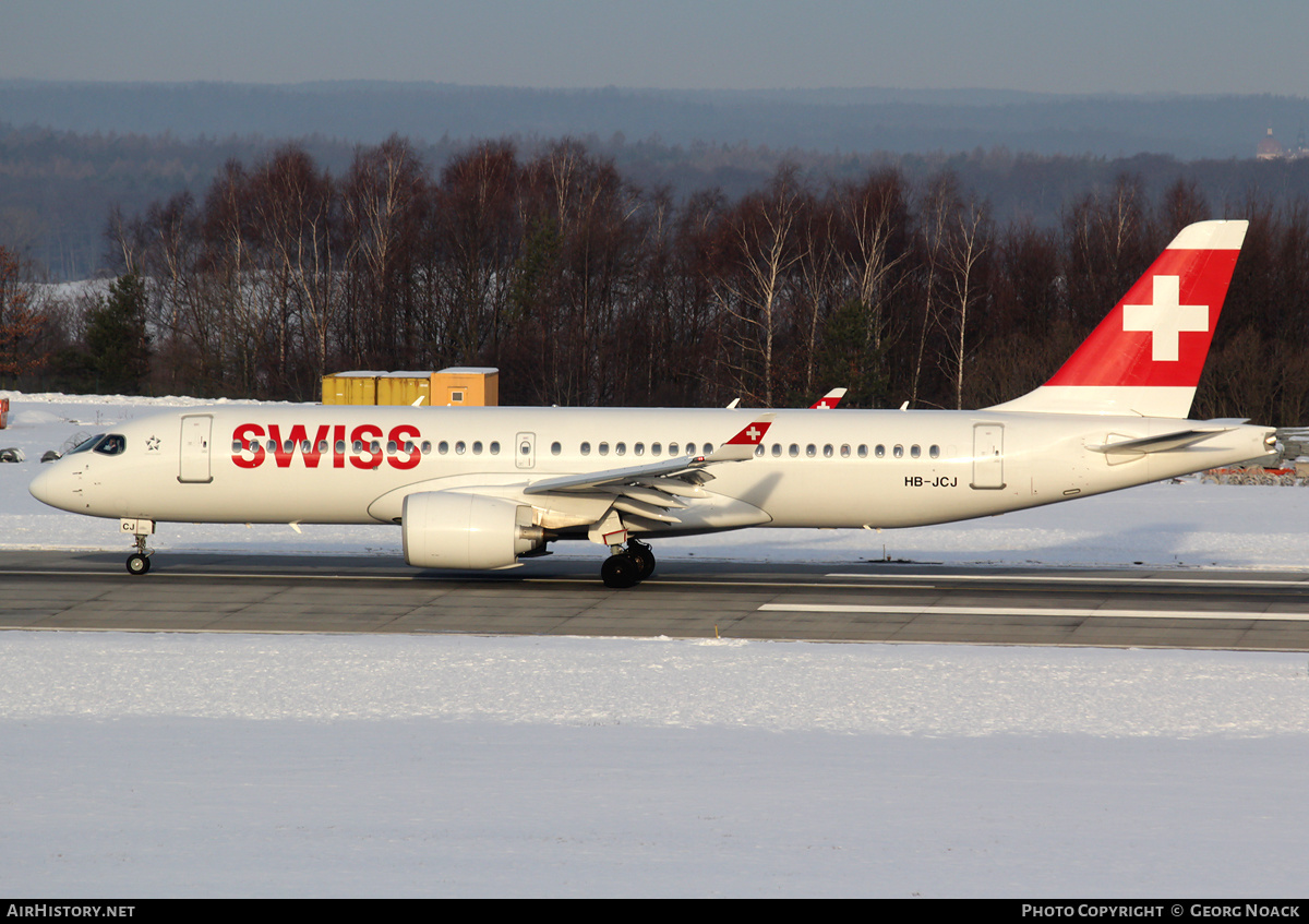 Aircraft Photo of HB-JCJ | Bombardier CSeries CS300 (BD-500-1A11) | Swiss International Air Lines | AirHistory.net #124073