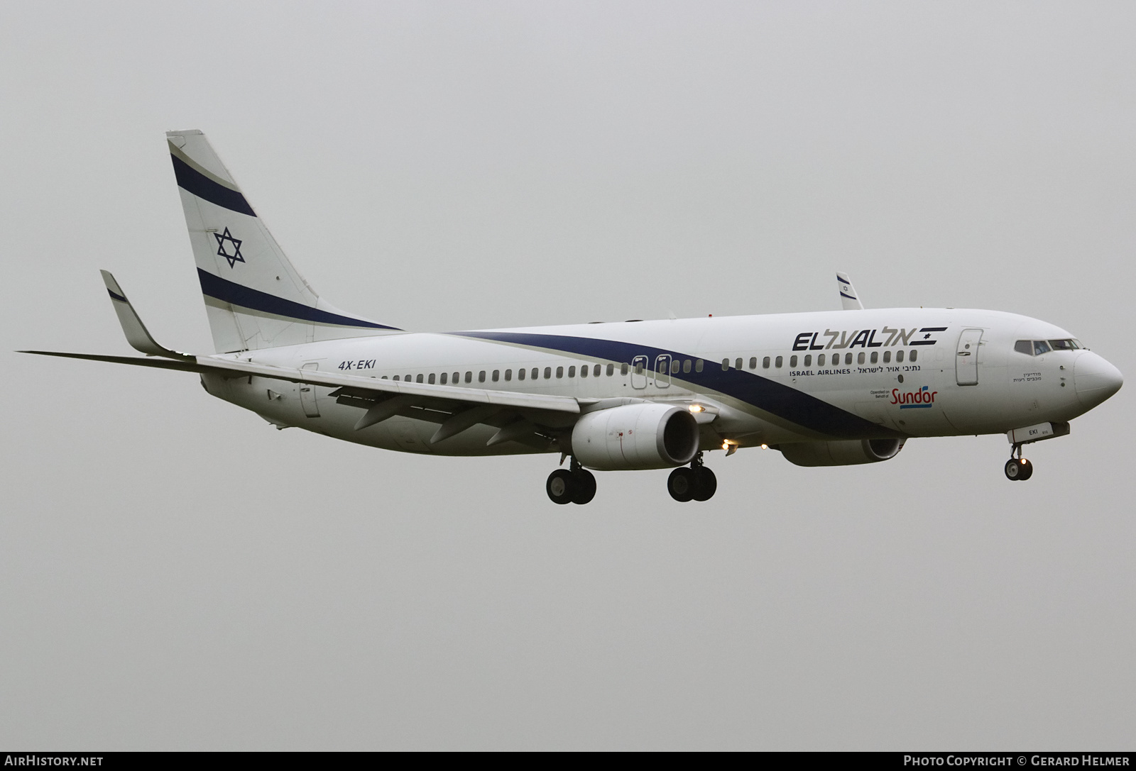 Aircraft Photo of 4X-EKI | Boeing 737-86N | El Al Israel Airlines | AirHistory.net #124074