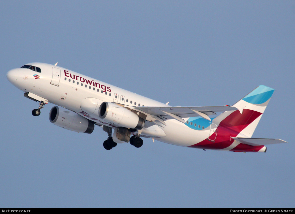 Aircraft Photo of D-AGWO | Airbus A319-132 | Eurowings | AirHistory.net #124079