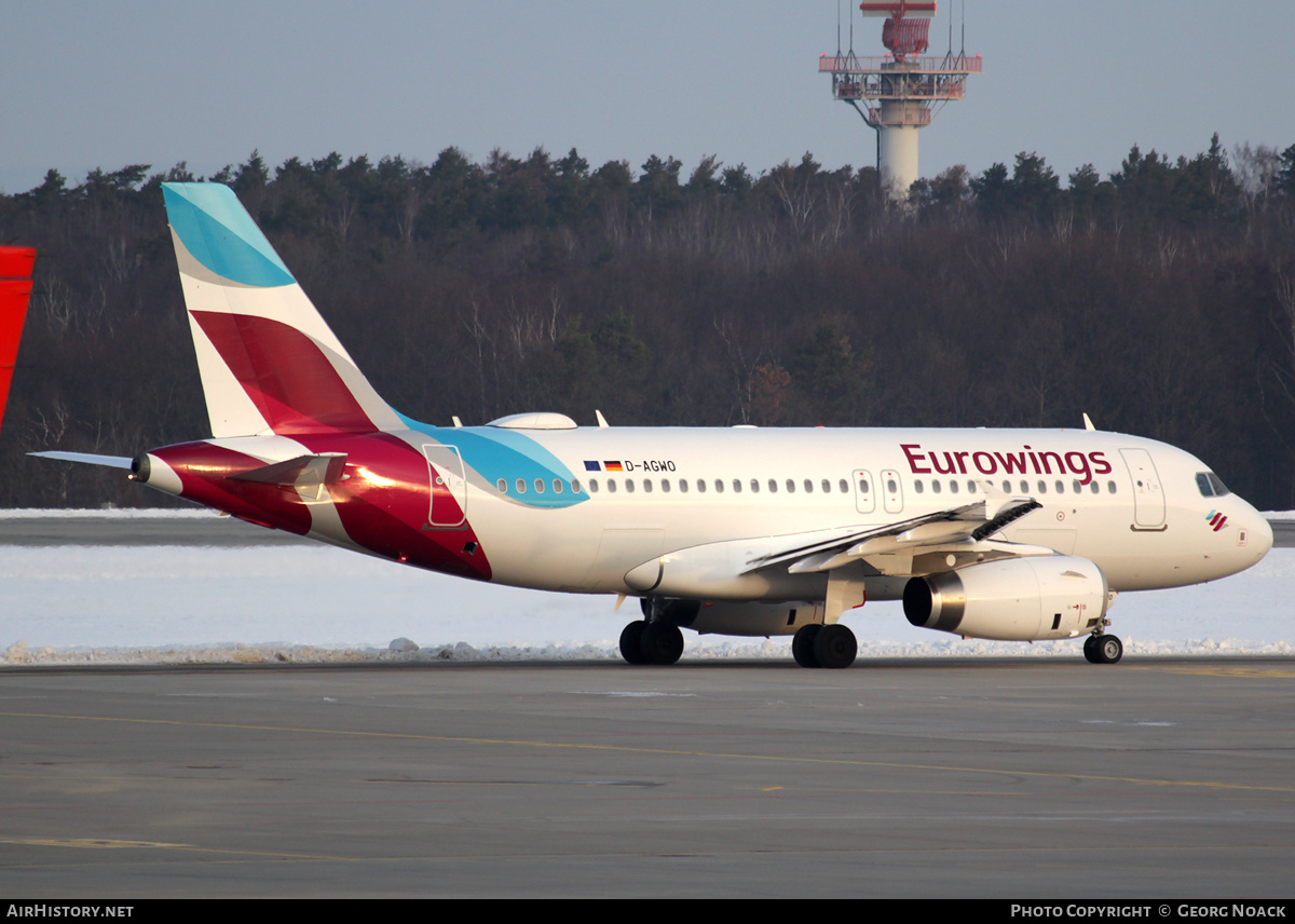 Aircraft Photo of D-AGWO | Airbus A319-132 | Eurowings | AirHistory.net #124104