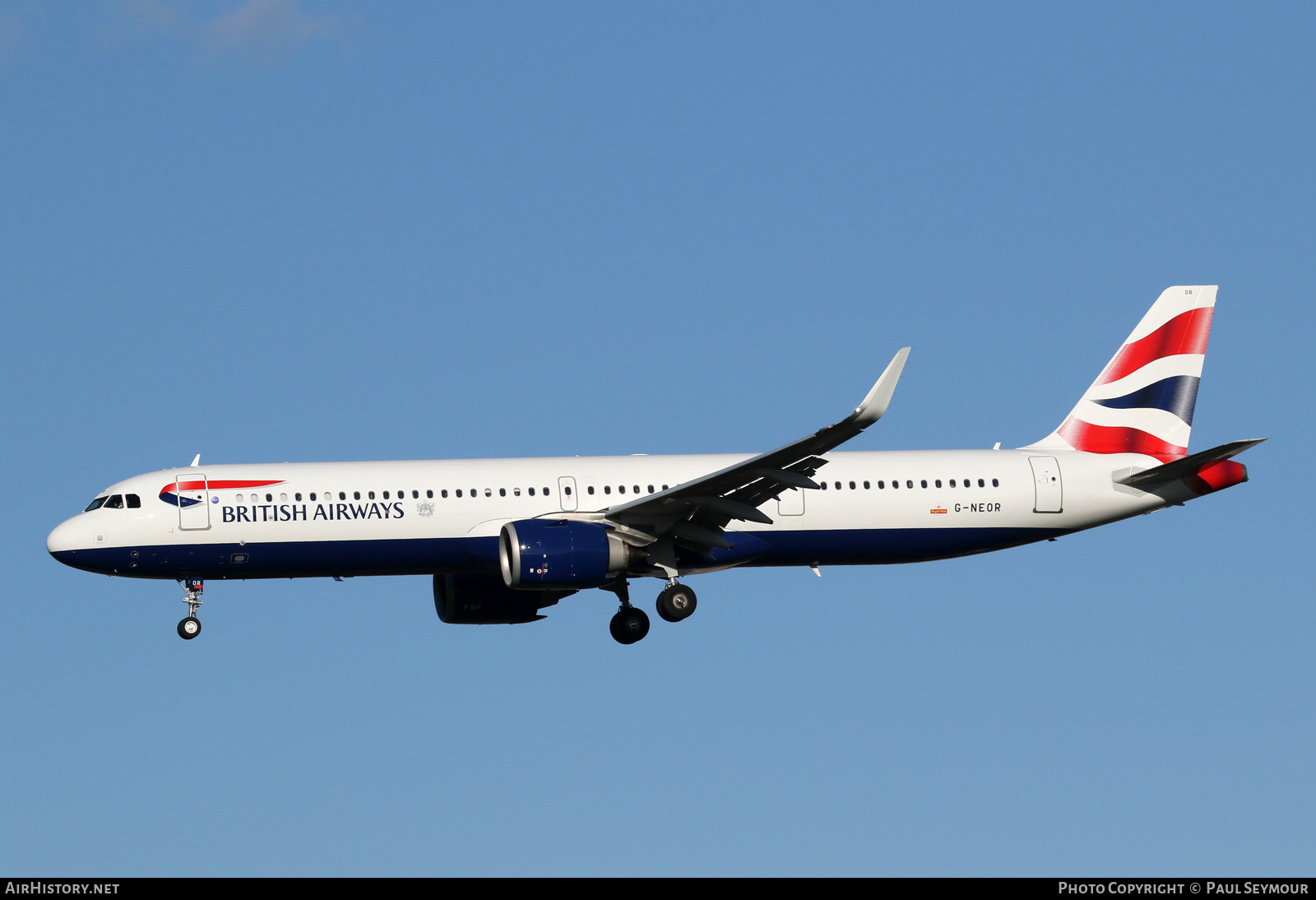 Aircraft Photo of G-NEOR | Airbus A321-251NX | British Airways | AirHistory.net #124109