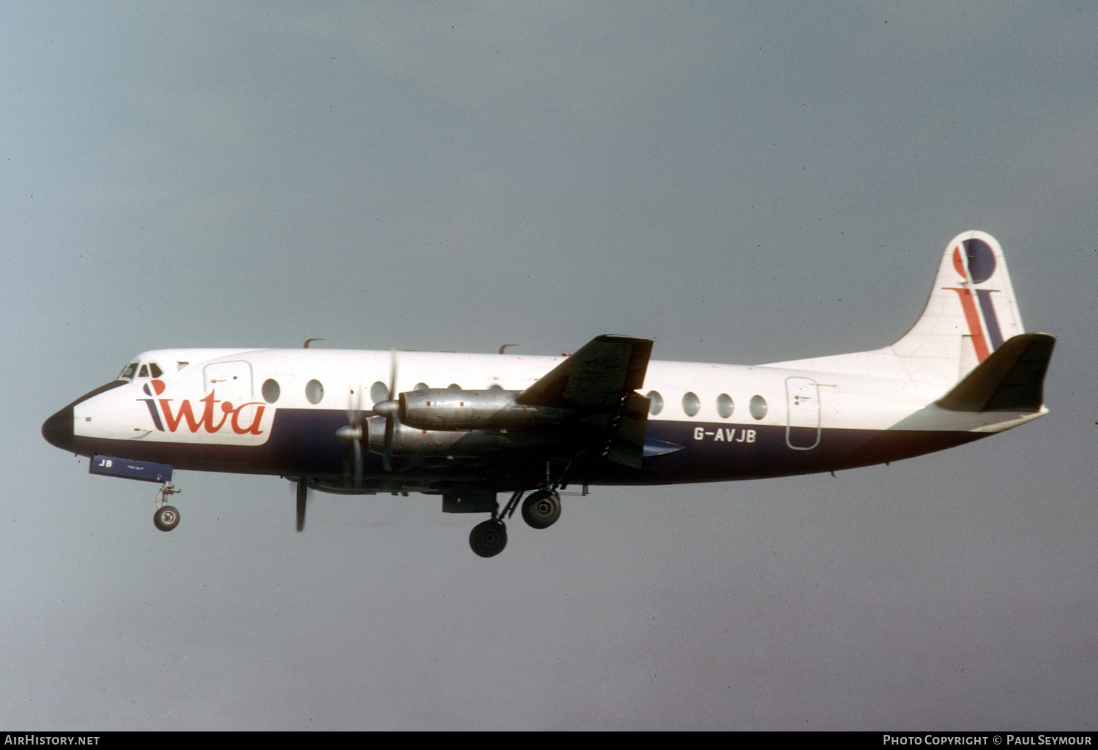 Aircraft Photo of G-AVJB | Vickers 815 Viscount | Intra Airways | AirHistory.net #124127