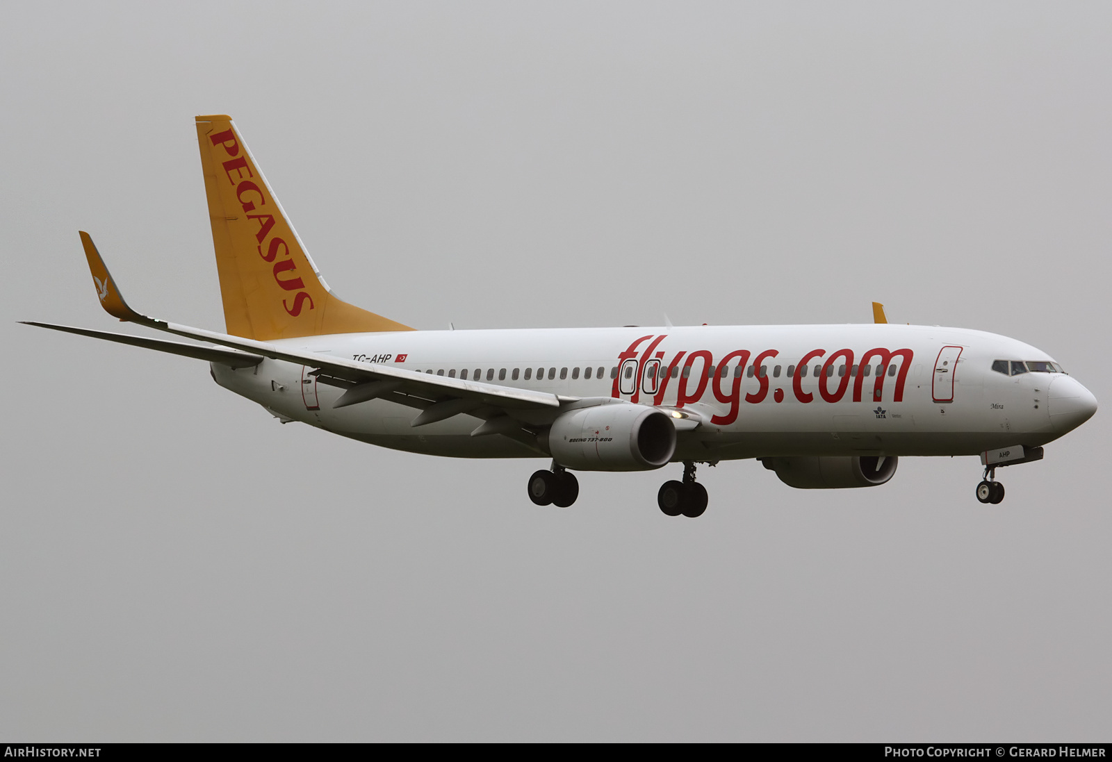 Aircraft Photo of TC-AHP | Boeing 737-82R | Pegasus Airlines | AirHistory.net #124133