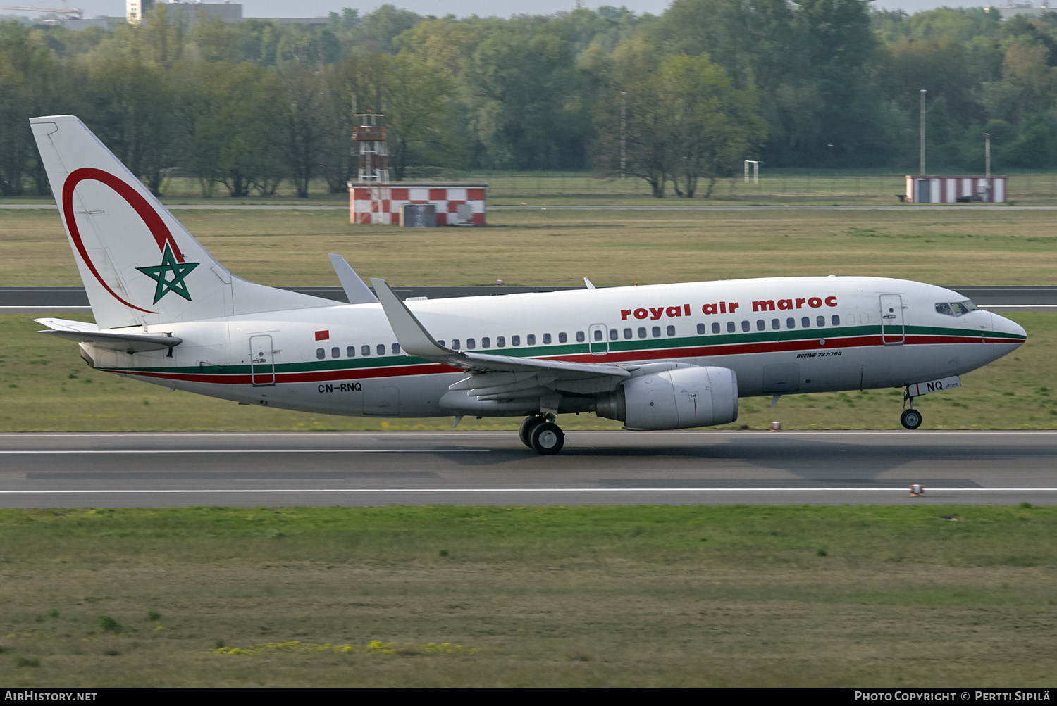 Aircraft Photo of CN-RNQ | Boeing 737-7B6 | Royal Air Maroc - RAM | AirHistory.net #124147