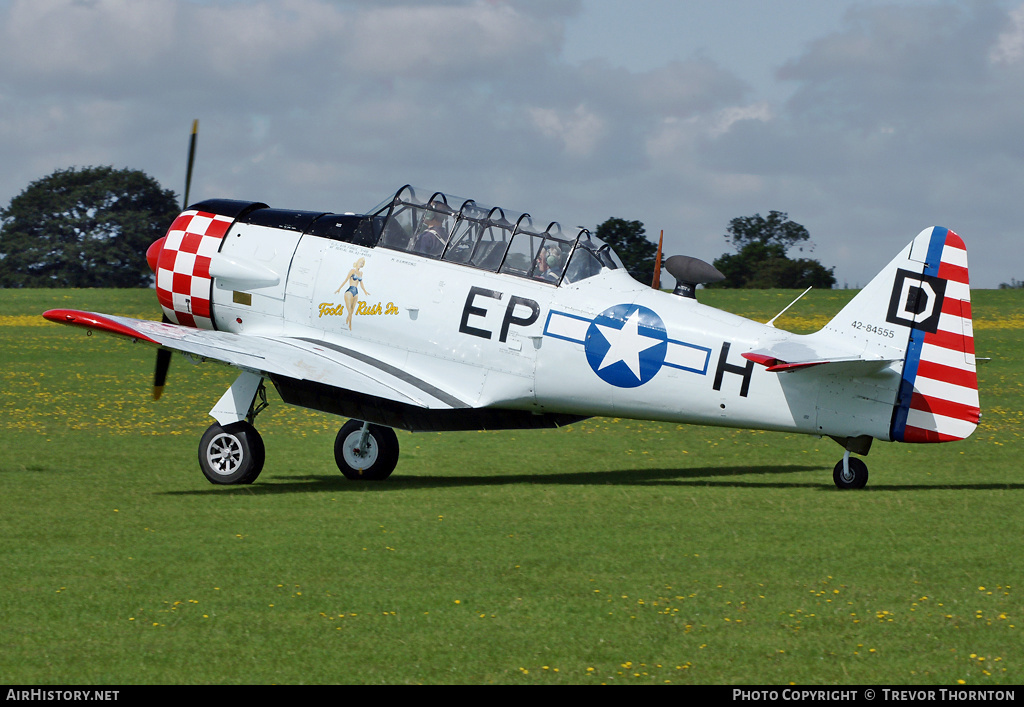 Aircraft Photo of G-ELMH / 42-84555 | North American AT-6D Harvard III | USA - Air Force | AirHistory.net #124232