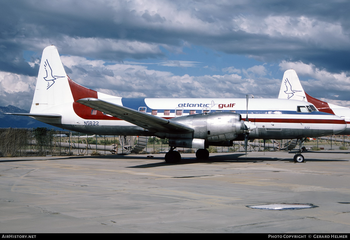 Aircraft Photo of N5822 | Convair 580 | Atlantic Gulf Airlines | AirHistory.net #124258