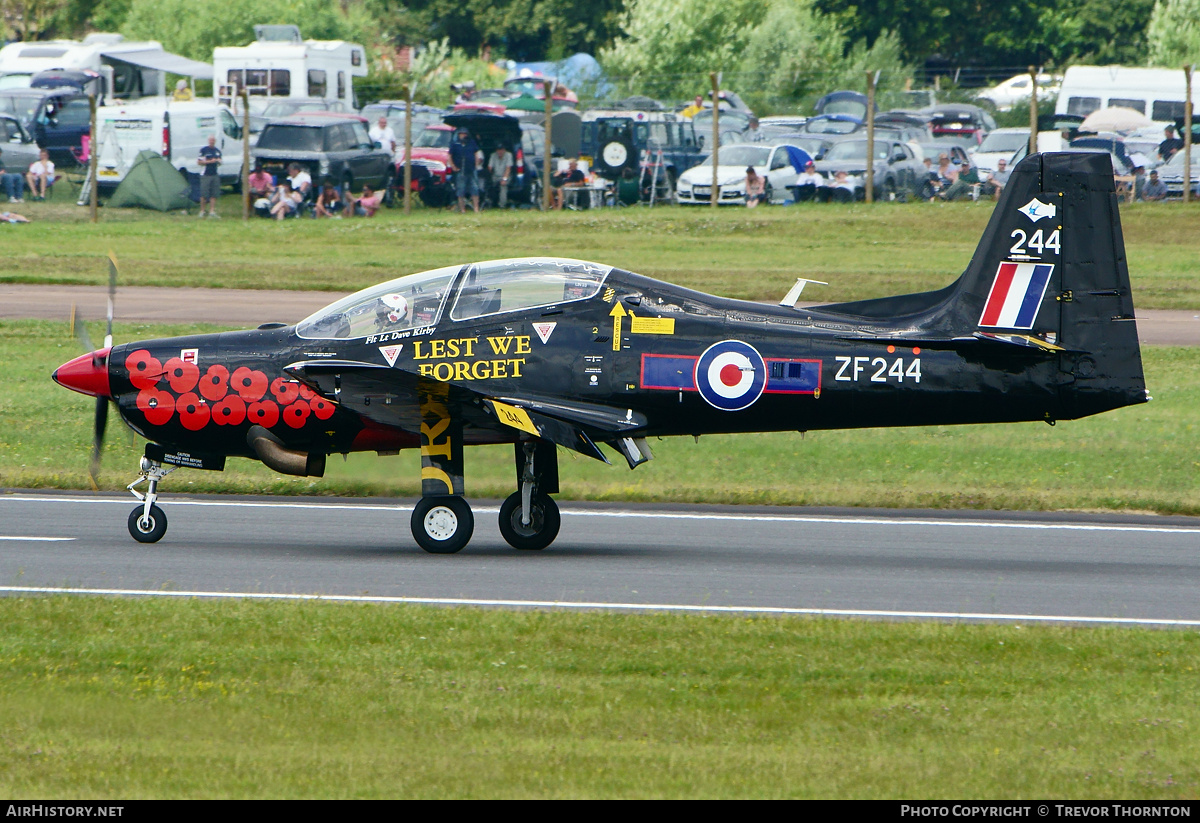 Aircraft Photo of ZF244 | Short S-312 Tucano T1 | UK - Air Force | AirHistory.net #124281