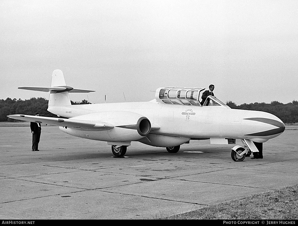 Aircraft Photo of OO-ARZ | Gloster Meteor NF11 | COGEA Nouvelle | AirHistory.net #124285