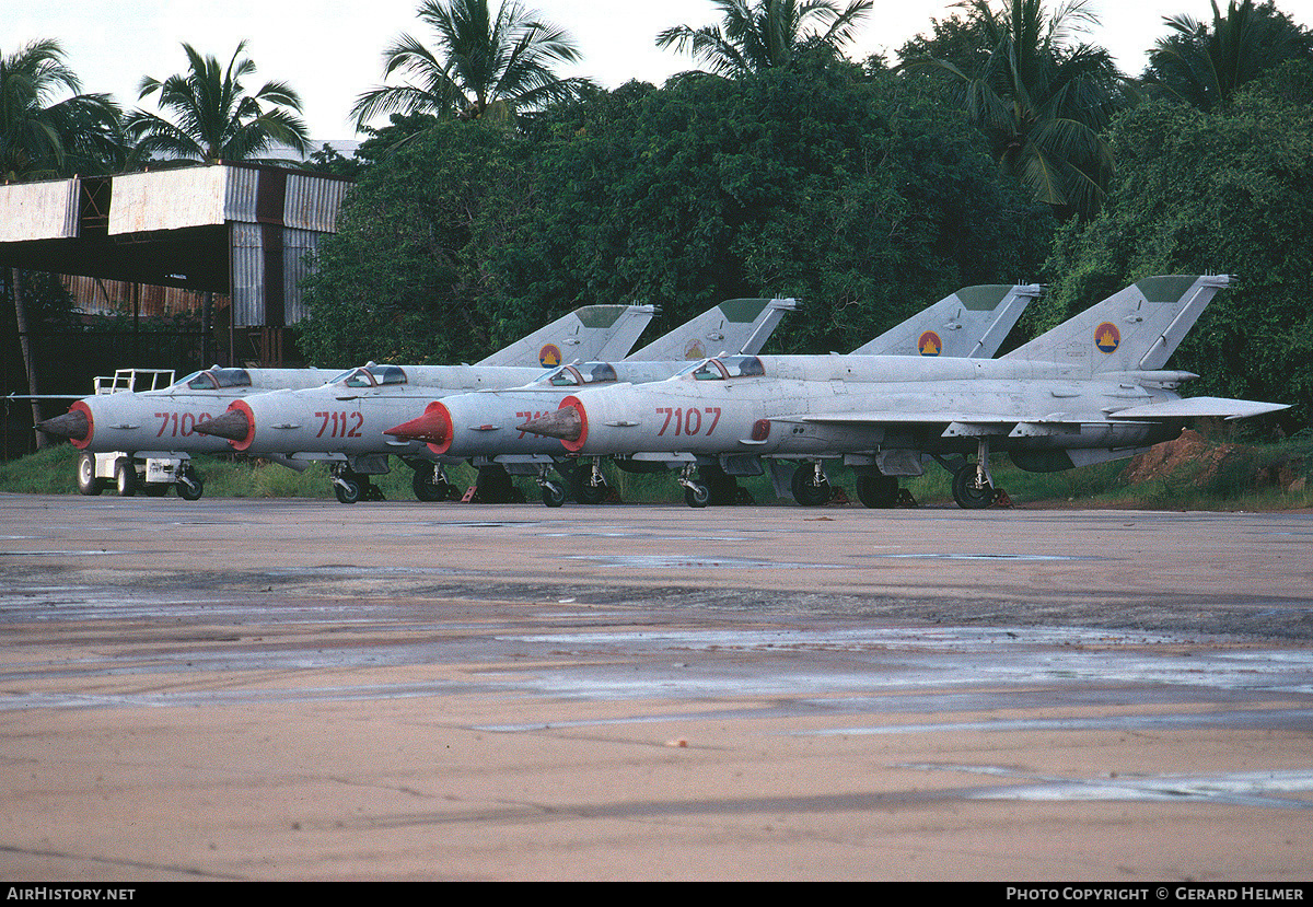 Aircraft Photo of 7107 | Mikoyan-Gurevich MiG-21bis | Cambodia - Air Force | AirHistory.net #124296