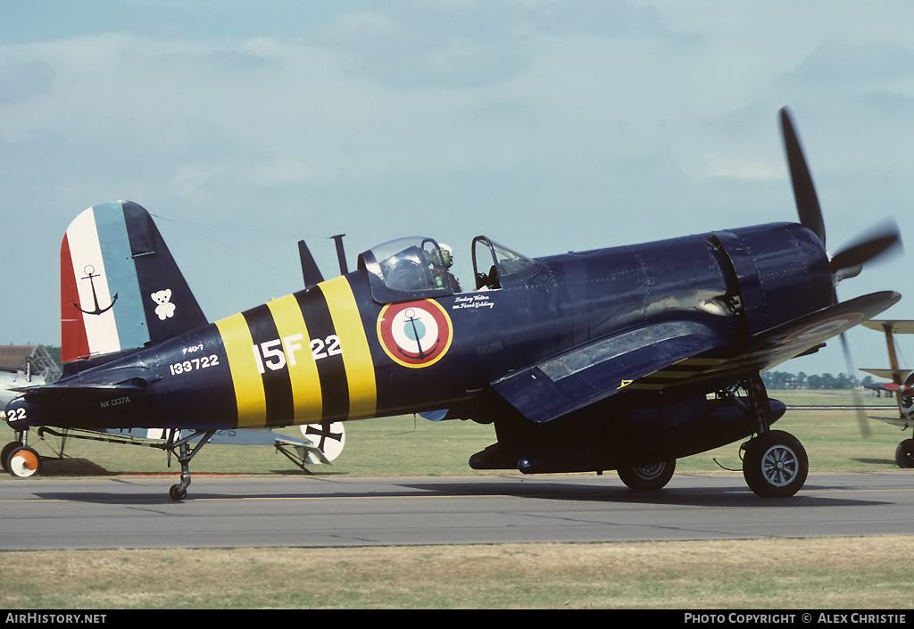 Aircraft Photo of N1337A / NX1337A / 133722 | Vought F4U-7 Corsair | France - Navy | AirHistory.net #124307