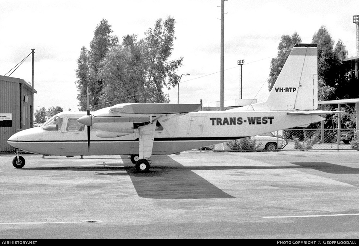 Aircraft Photo of VH-RTP | Britten-Norman BN-2A-26 Islander | Trans West Airlines | AirHistory.net #124337