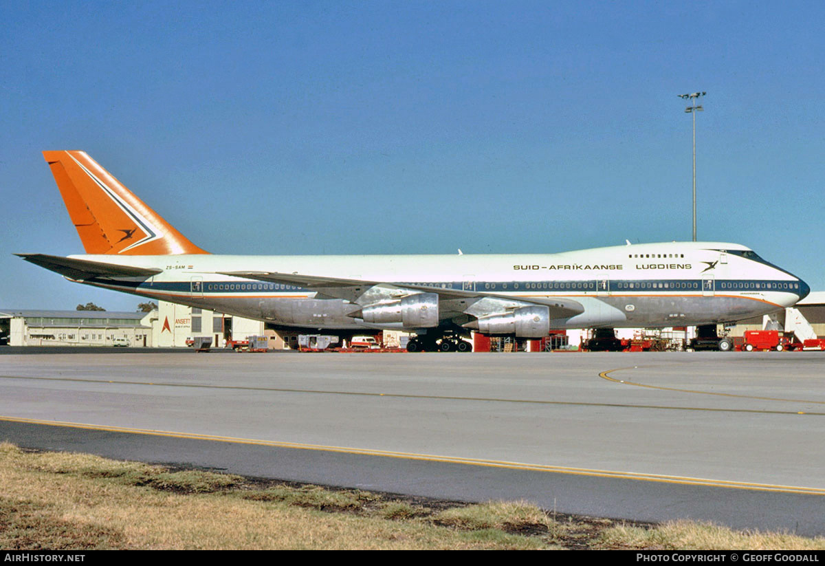 Aircraft Photo of ZS-SAM | Boeing 747-244B | South African Airways - Suid-Afrikaanse Lugdiens | AirHistory.net #124341