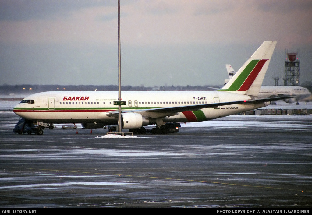 Aircraft Photo of F-GHGD | Boeing 767-27E/ER | Balkan - Bulgarian Airlines | AirHistory.net #124357