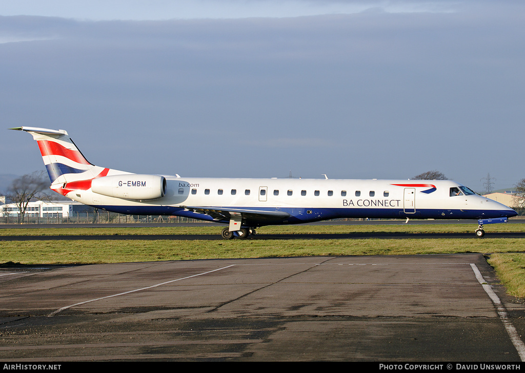 Aircraft Photo of G-EMBM | Embraer ERJ-145EU (EMB-145EU) | BA Connect | AirHistory.net #124360