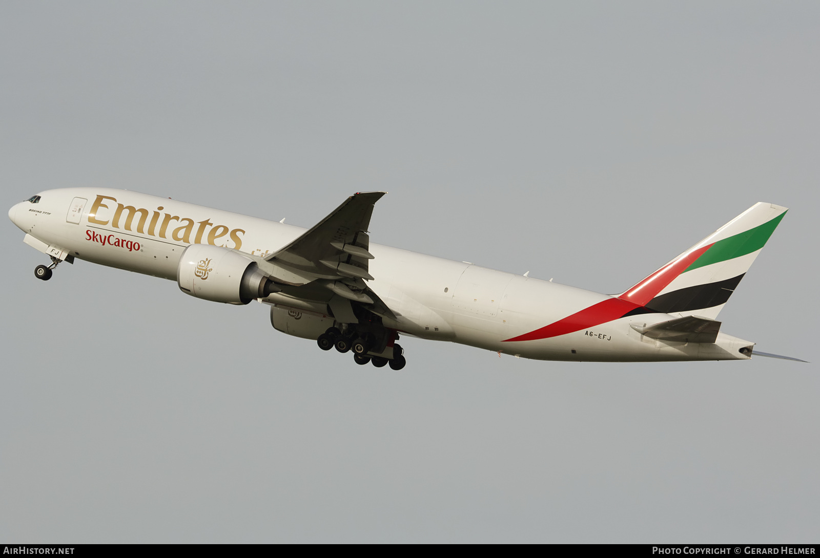 Aircraft Photo of A6-EFJ | Boeing 777-F1H | Emirates SkyCargo | AirHistory.net #124372