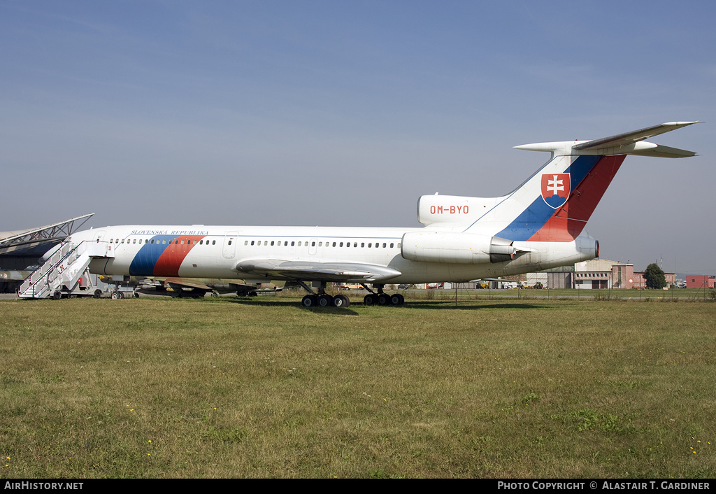 Aircraft Photo of OM-BYO | Tupolev Tu-154M | Slovakia - Government | AirHistory.net #124398