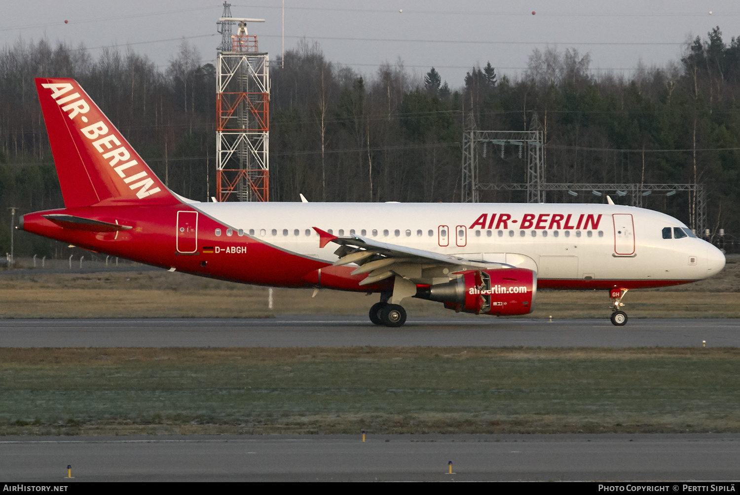 Aircraft Photo of D-ABGH | Airbus A319-112 | Air Berlin | AirHistory.net #124428