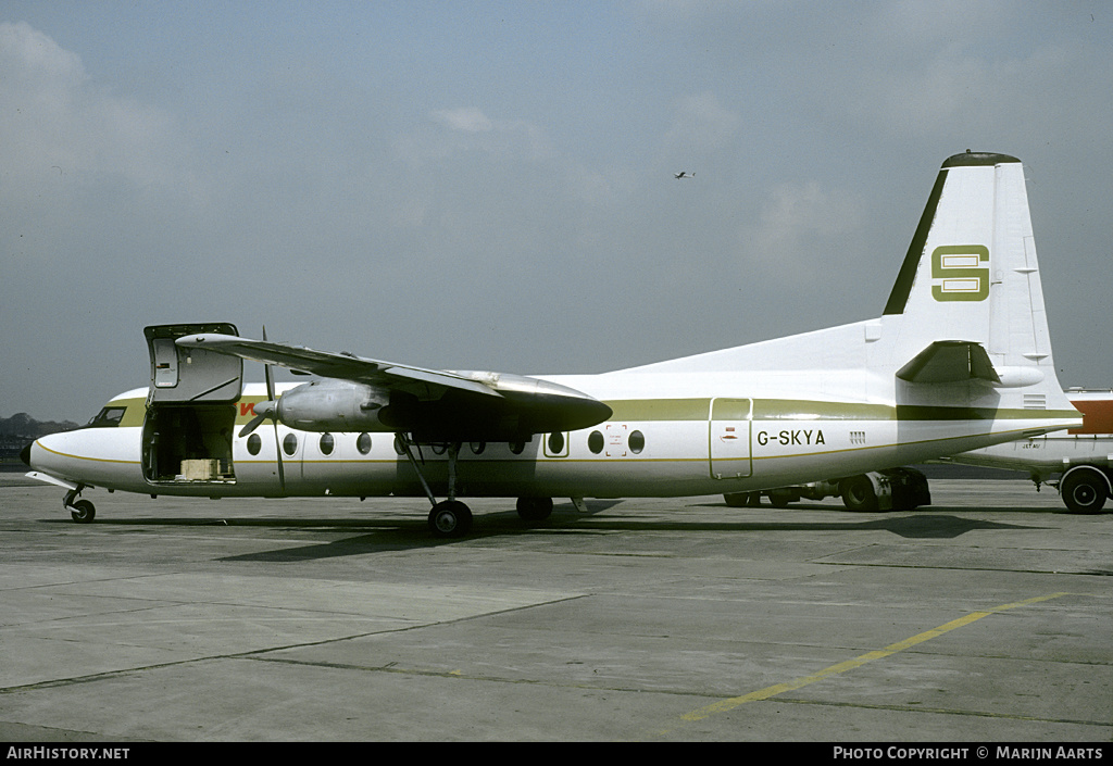 Aircraft Photo of G-SKYA | Fairchild Hiller FH-227B | Skyways Cargo Airline | AirHistory.net #124431