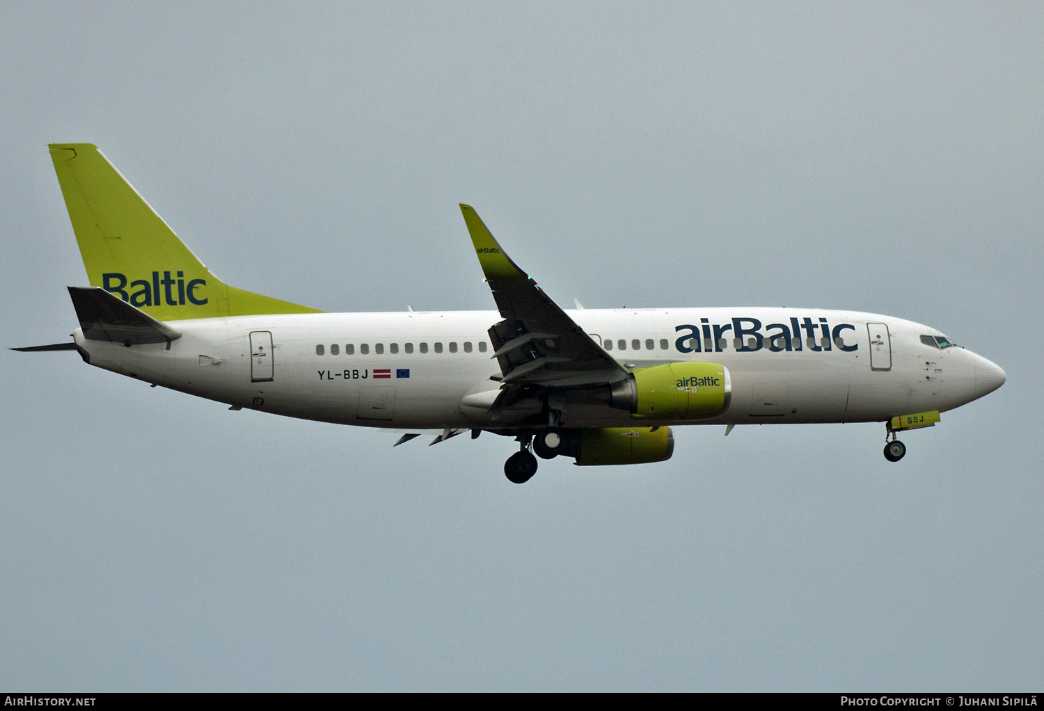 Aircraft Photo of YL-BBJ | Boeing 737-36Q | AirBaltic | AirHistory.net #124453