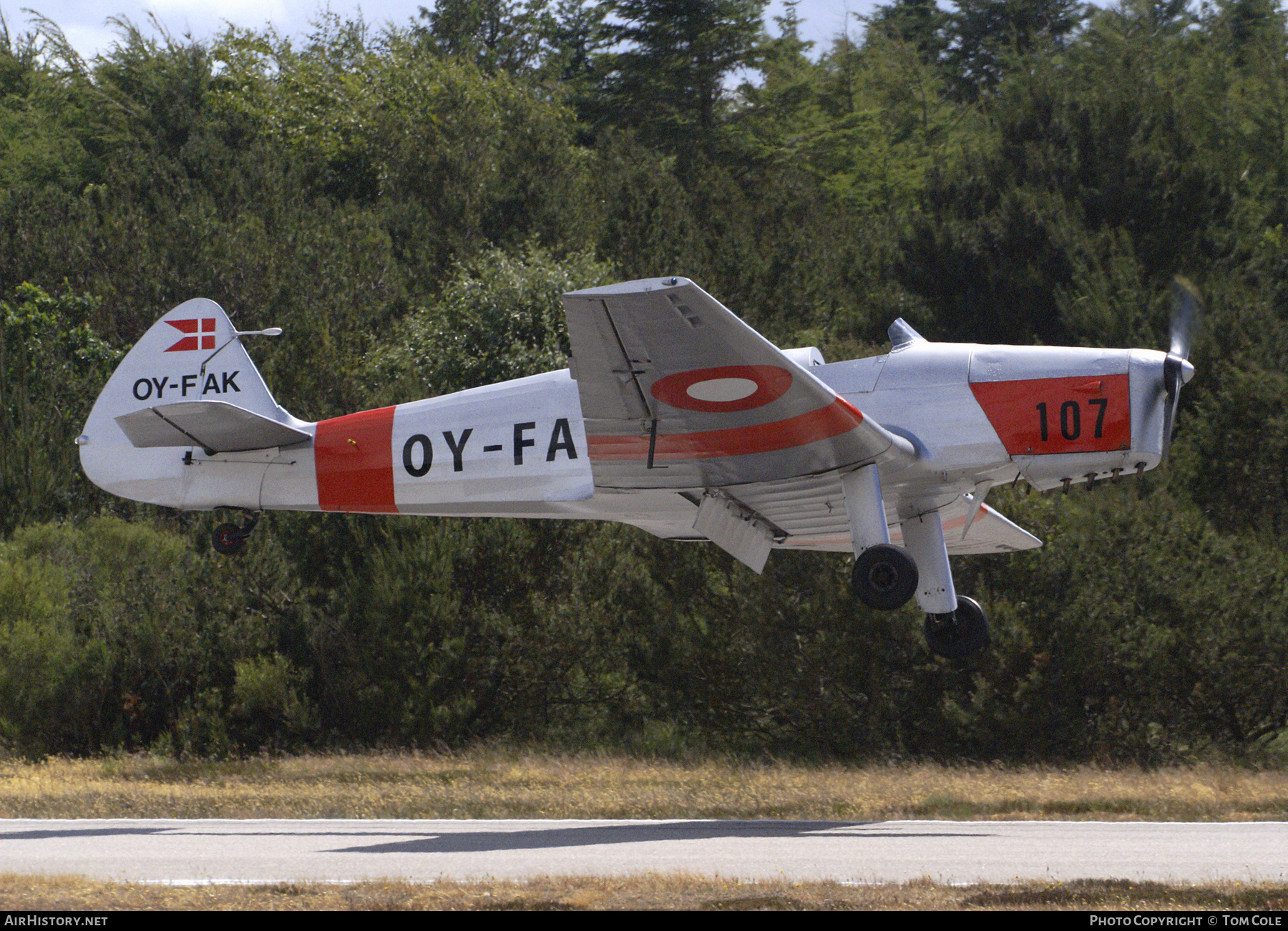 Aircraft Photo of OY-FAK / 107 | SAI KZ-II Trainer | Denmark - Air Force | AirHistory.net #124479