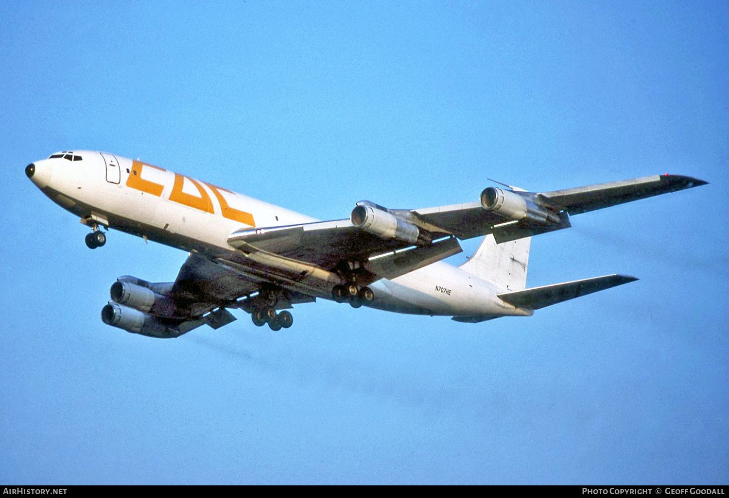 Aircraft Photo of N707HE | Boeing 707-330C | Challenge Air Cargo - CAC | AirHistory.net #124546