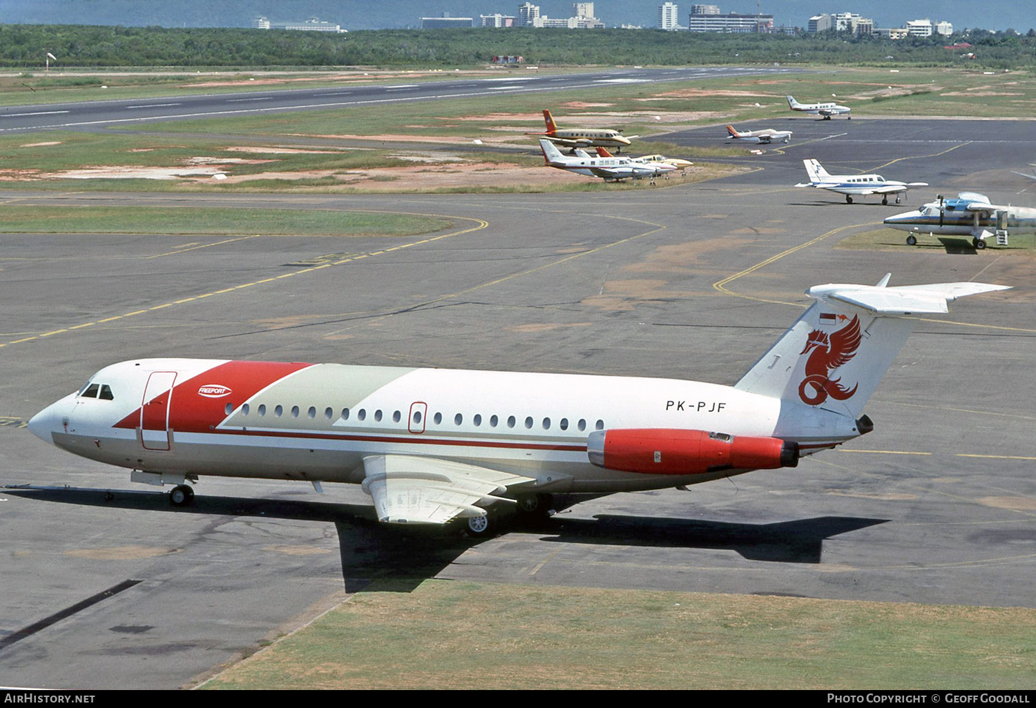 Aircraft Photo of PK-PJF | BAC 111-401AK One-Eleven | Freeport Indonesia | AirHistory.net #124555