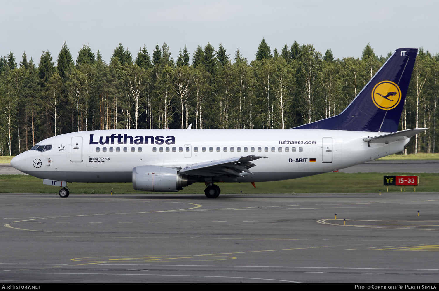 Aircraft Photo of D-ABIT | Boeing 737-530 | Lufthansa | AirHistory.net #124585