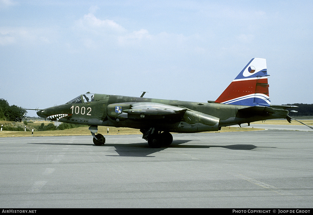 Aircraft Photo of 1002 | Sukhoi Su-25K | Czechia - Air Force | AirHistory.net #124586