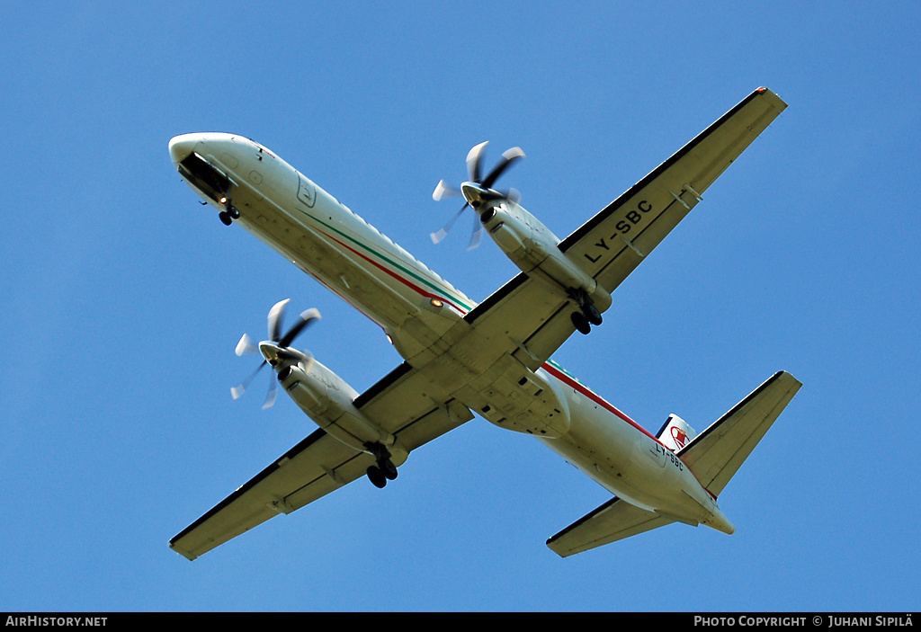 Aircraft Photo of LY-SBC | Saab 2000 | Lithuanian Airlines | AirHistory.net #124733