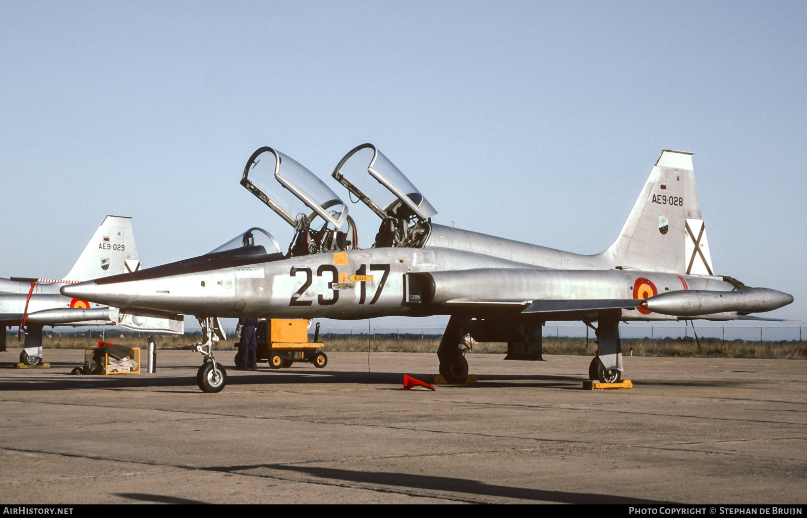 Aircraft Photo of AE.9-28 | Northrop SF-5B Freedom Fighter | Spain - Air Force | AirHistory.net #124850