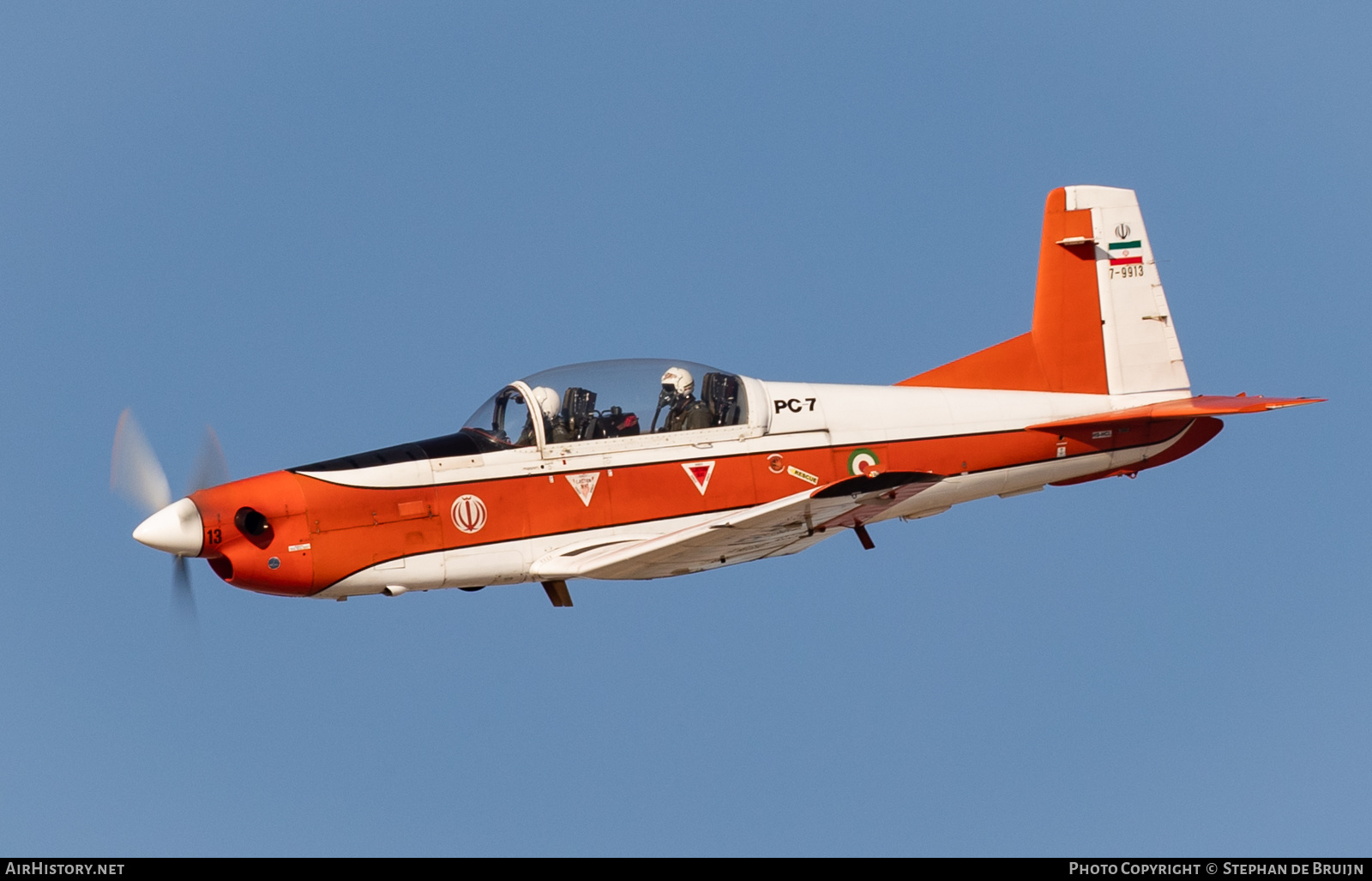 Aircraft Photo of 7-9913 | Pilatus PC-7 | Iran - Air Force | AirHistory.net #124874