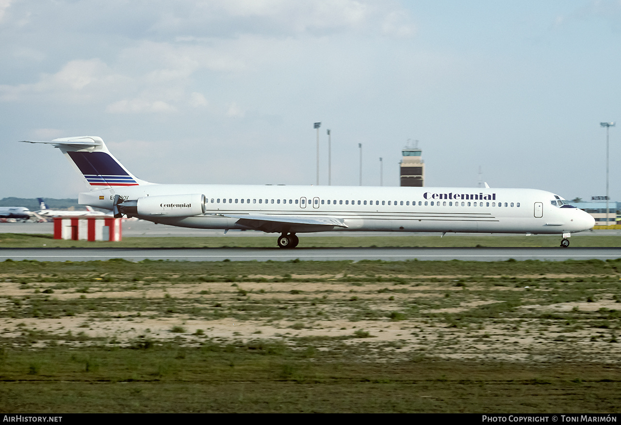 Aircraft Photo of EC-607 | McDonnell Douglas MD-83 (DC-9-83) | Centennial Airlines | AirHistory.net #124877