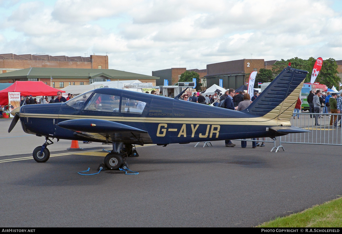 Aircraft Photo of G-AYJR | Piper PA-28-140 Cherokee C | AirHistory.net #124885