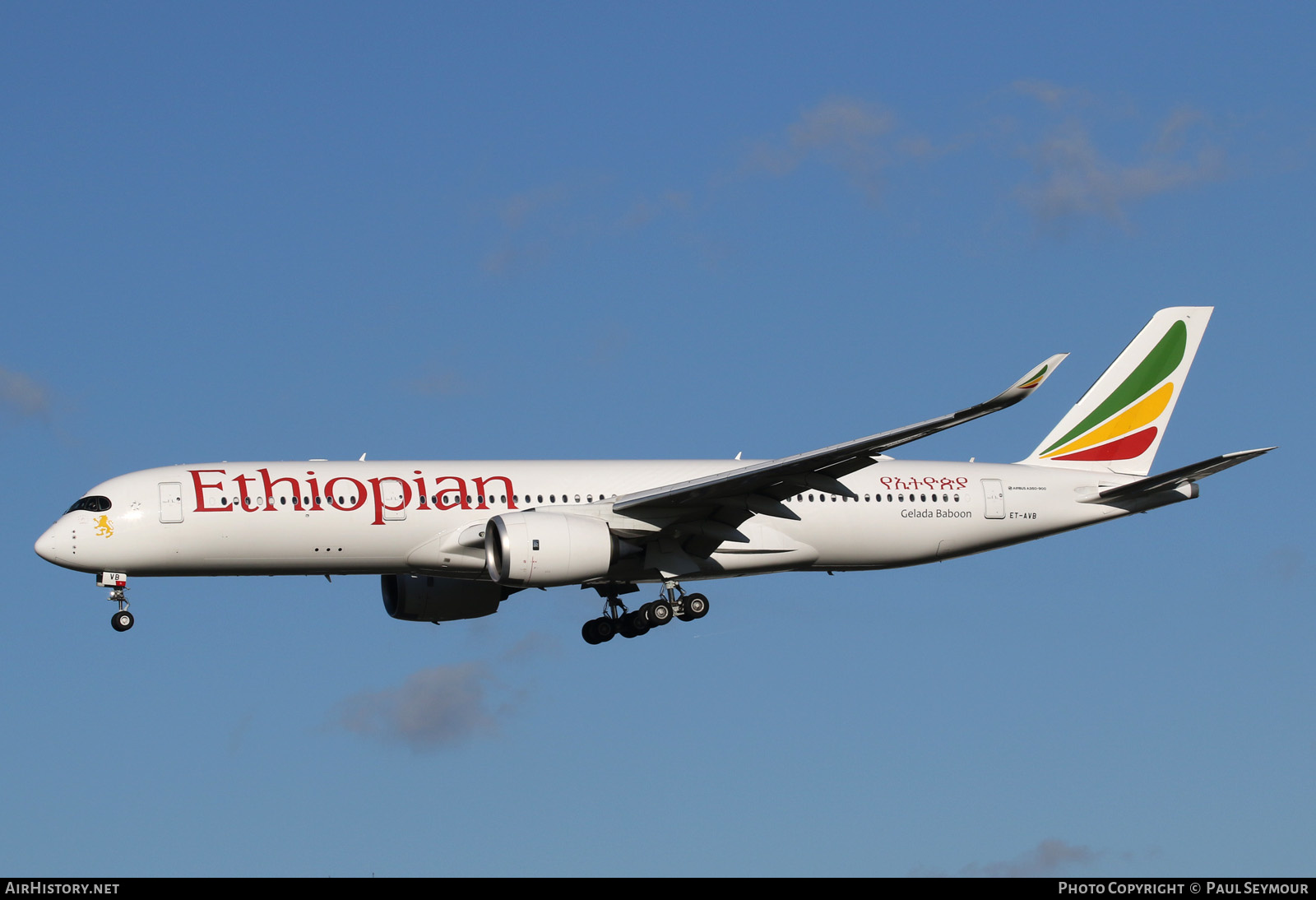 Aircraft Photo of ET-AVB | Airbus A350-941 | Ethiopian Airlines | AirHistory.net #124898