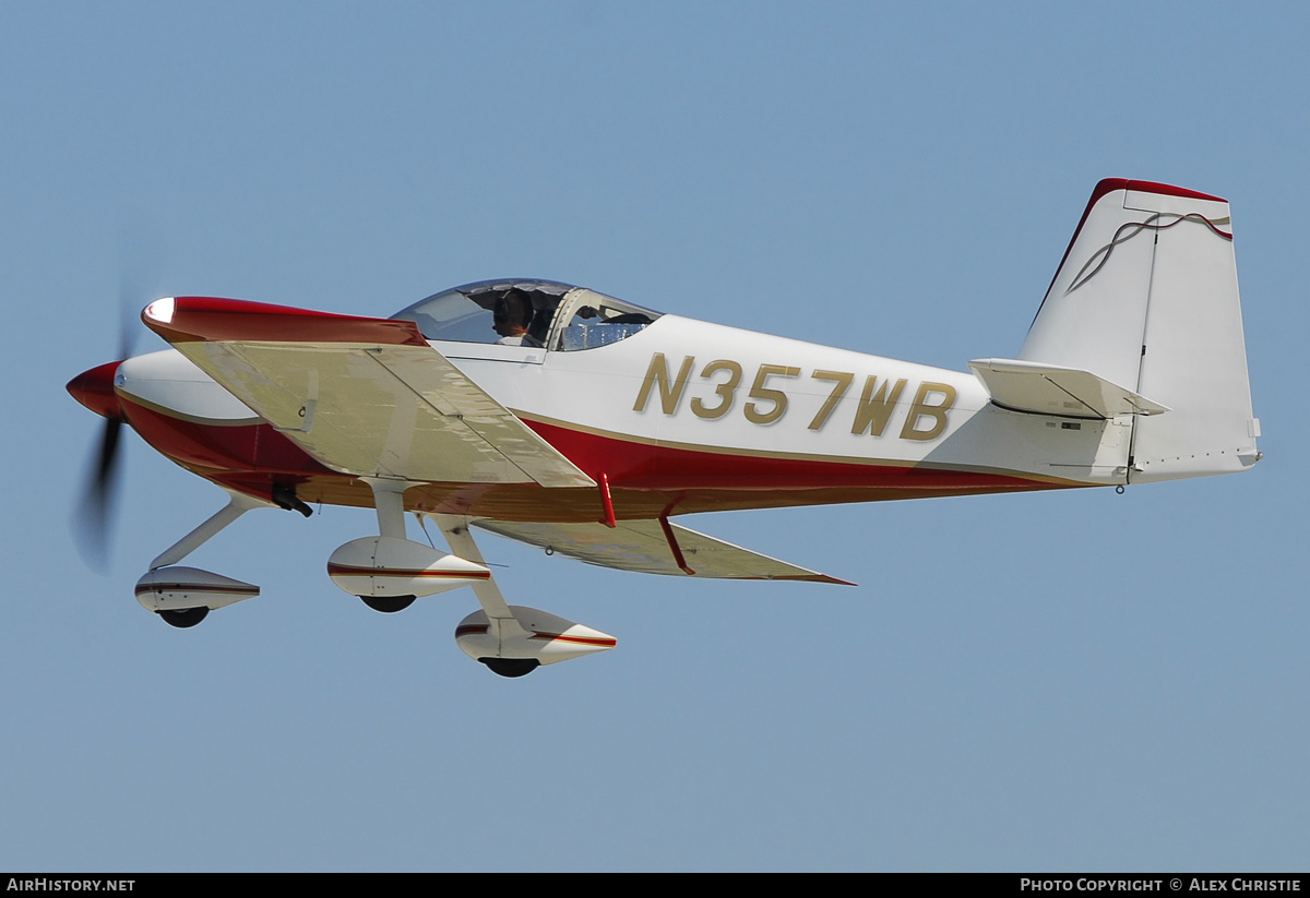 Aircraft Photo of N357WB | Van's RV-7A | AirHistory.net #124918