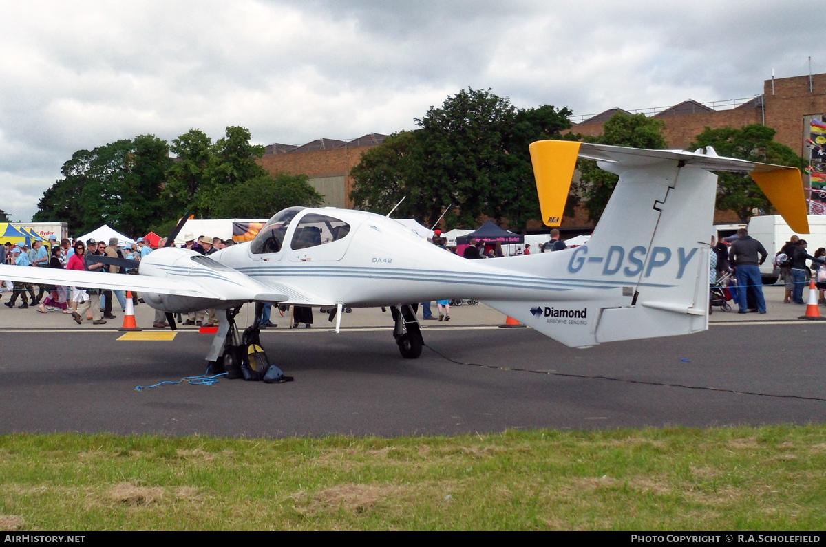 Aircraft Photo of G-DSPY | Diamond DA42 MPP Guardian | DEA - Diamond Executive Aviation | AirHistory.net #124930