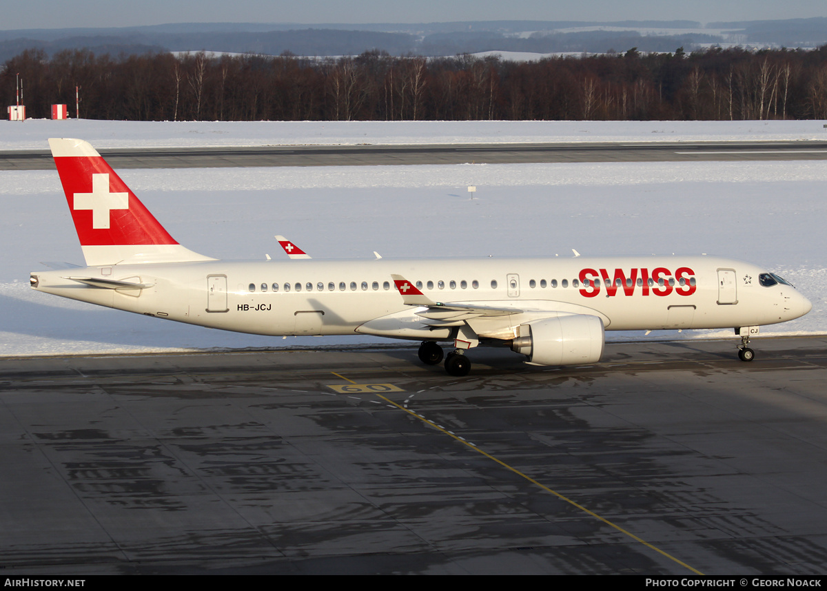 Aircraft Photo of HB-JCJ | Bombardier CSeries CS300 (BD-500-1A11) | Swiss International Air Lines | AirHistory.net #124933