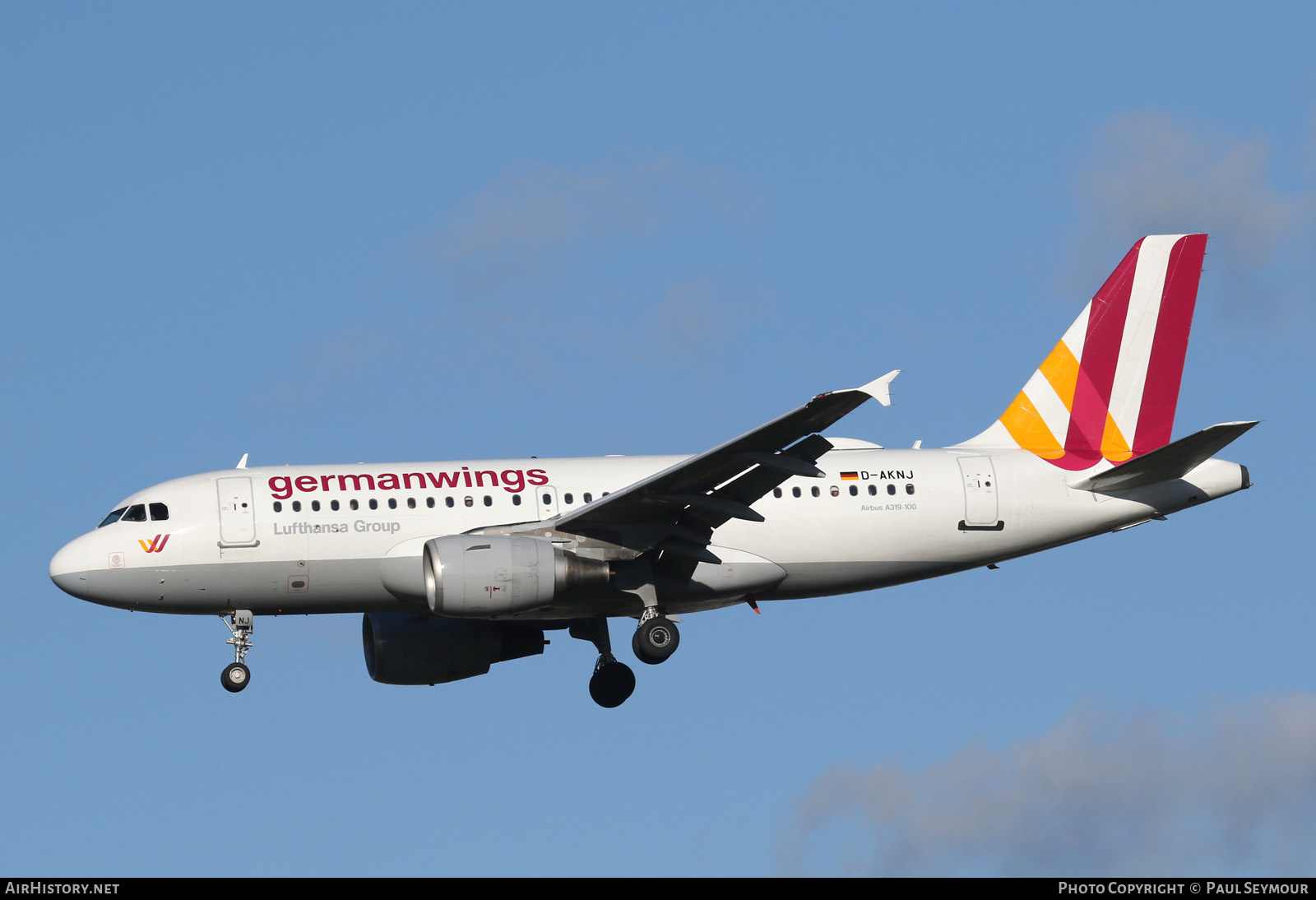 Aircraft Photo of D-AKNJ | Airbus A319-112 | Germanwings | AirHistory.net #124949
