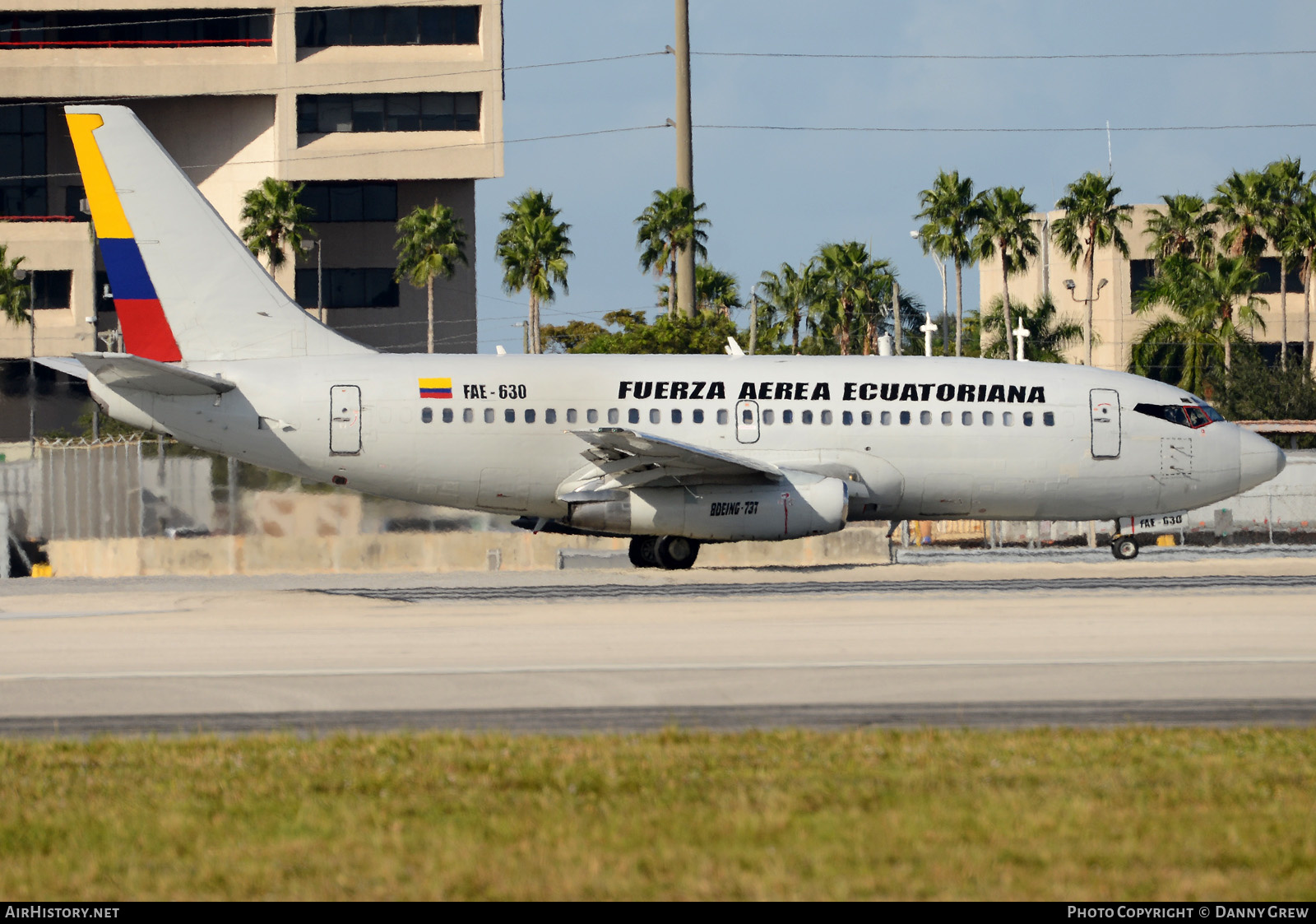 Aircraft Photo of FAE-630 | Boeing 737-236/Adv | Fuerza Aerea Ecuatoriana | AirHistory.net #124955