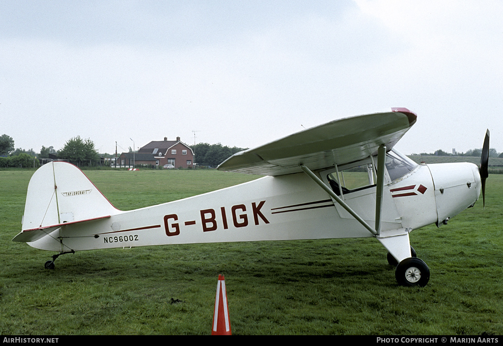 Aircraft Photo of G-BIGK / NC96002 | Taylorcraft BC-12D | AirHistory.net #124956