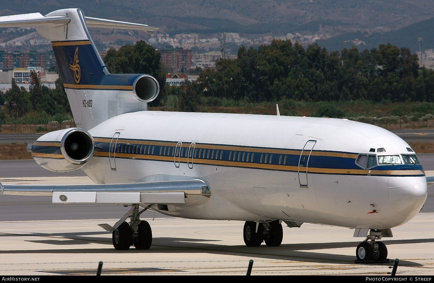 Aircraft Photo of HZ-AB3 | Boeing 727-2U5/Adv(RE) Super 27 | AirHistory.net #124970