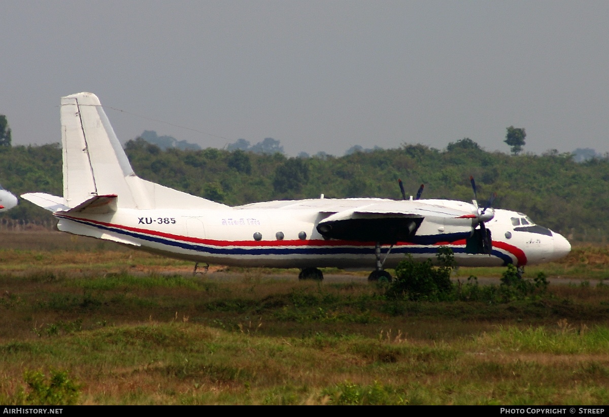 Aircraft Photo of XU-385 | Antonov An-24B | PMT Air | AirHistory.net #124971