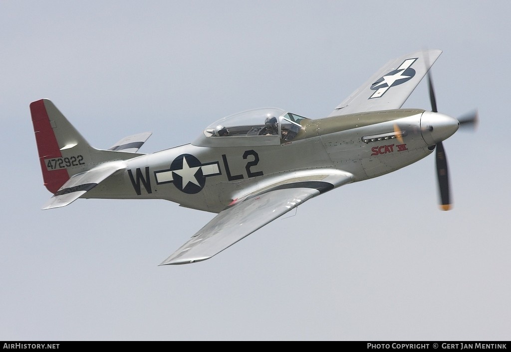 Aircraft Photo of PH-VDF / 472922 | North American TF-51D Mustang | USA - Air Force | AirHistory.net #125021