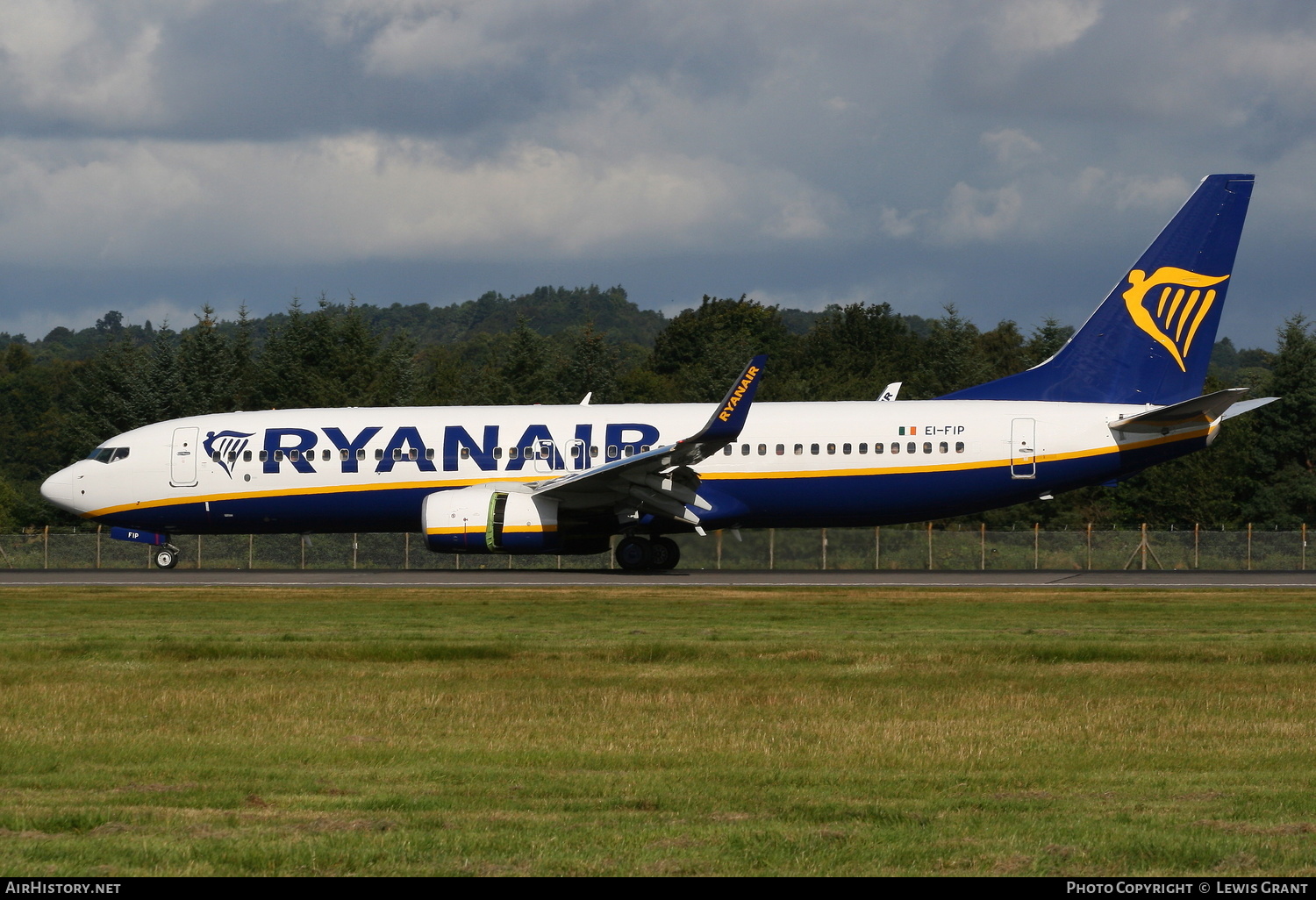 Aircraft Photo of EI-FIP | Boeing 737-8AS | Ryanair | AirHistory.net #125058