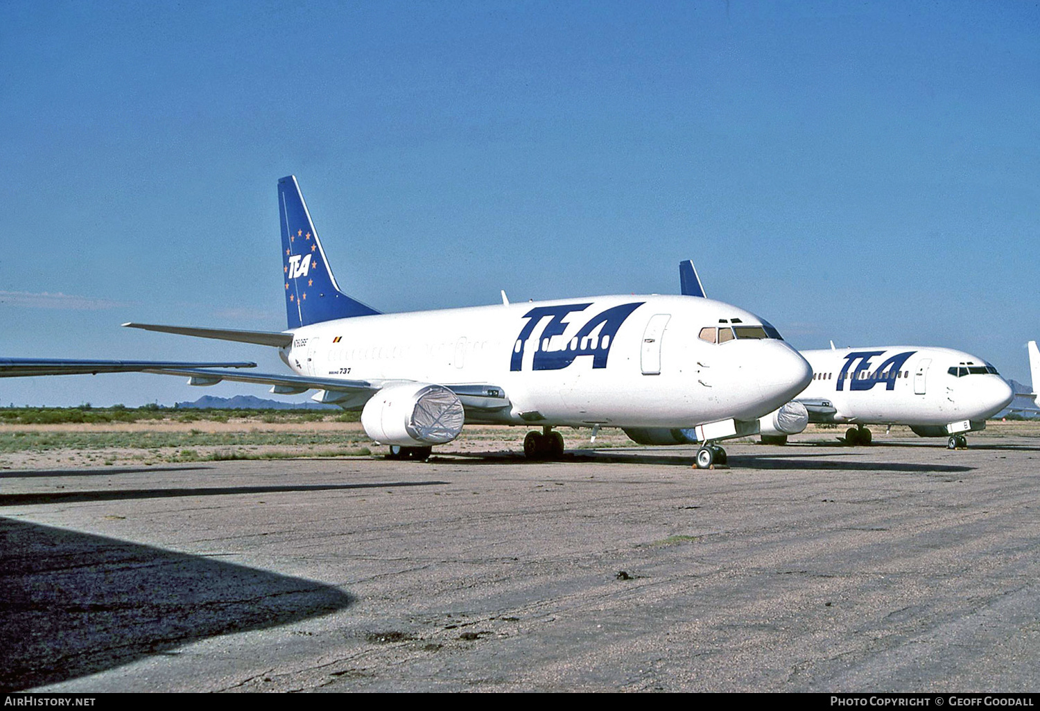 Aircraft Photo of N760BE | Boeing 737-3M8 | TEA - Trans European Airways | AirHistory.net #125091