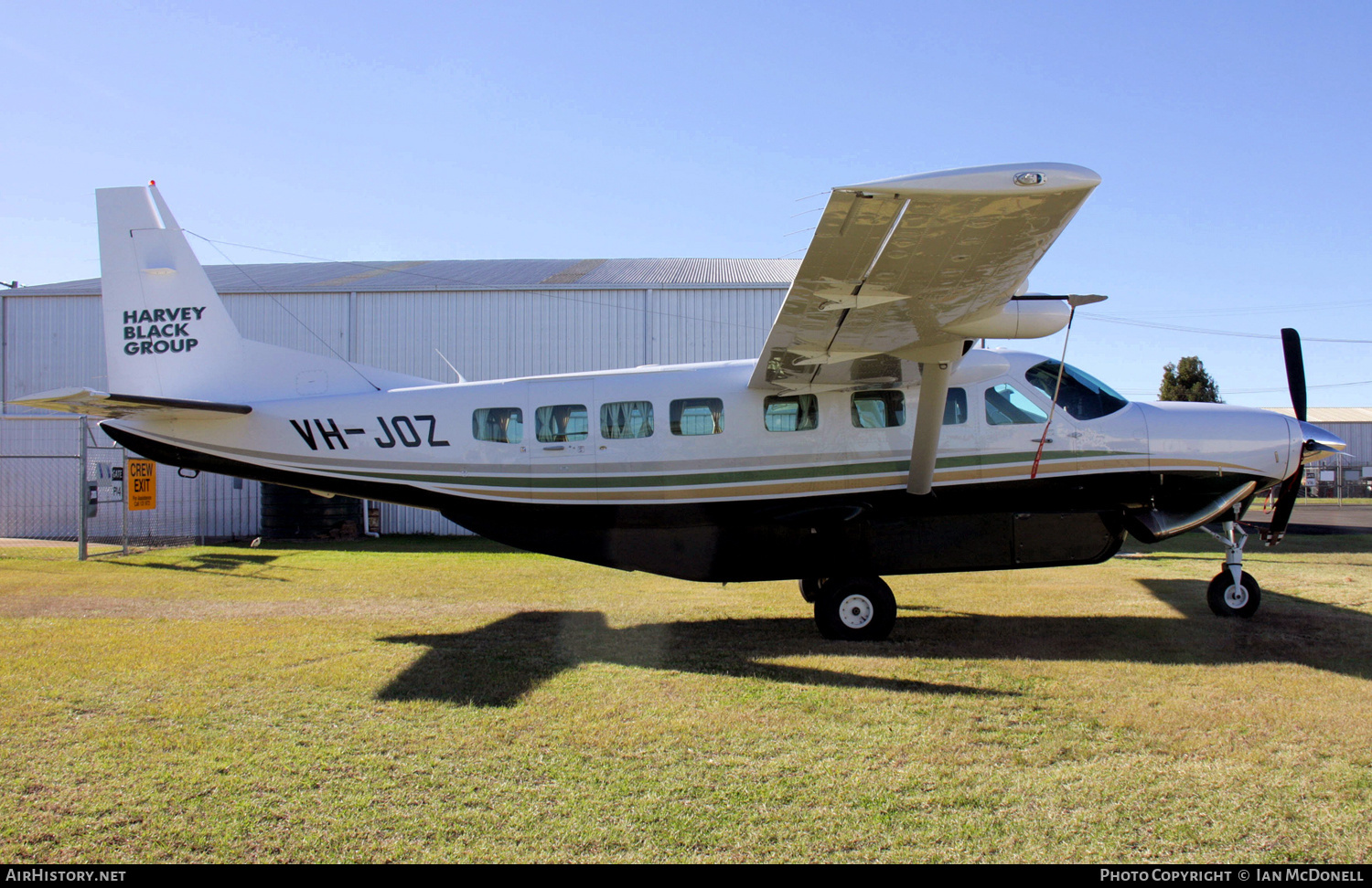 Aircraft Photo of VH-JOZ | Cessna 208B Grand Caravan | Harvey Black Group | AirHistory.net #125181