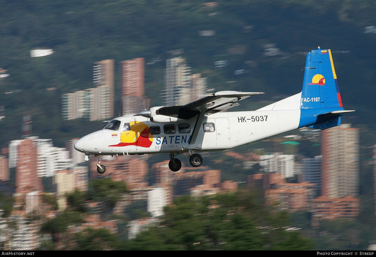 Aircraft Photo of FAC-1107 / HK-5037 | Harbin Y12E | Colombia - Satena | AirHistory.net #125222