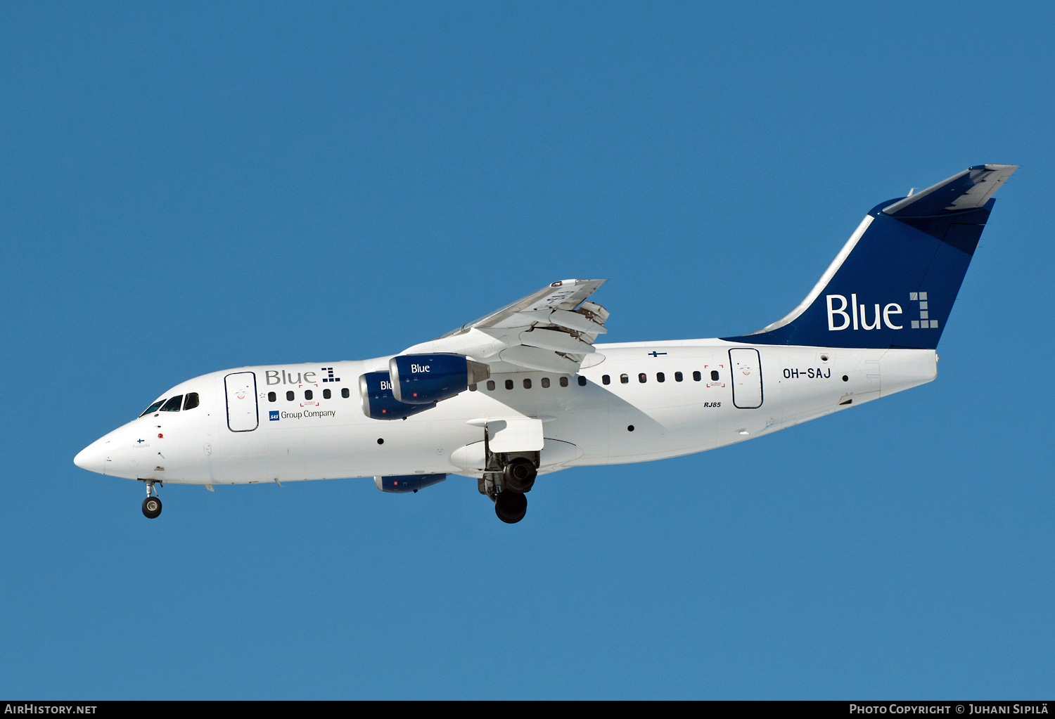 Aircraft Photo of OH-SAJ | BAE Systems Avro 146-RJ85 | Blue1 | AirHistory.net #125300