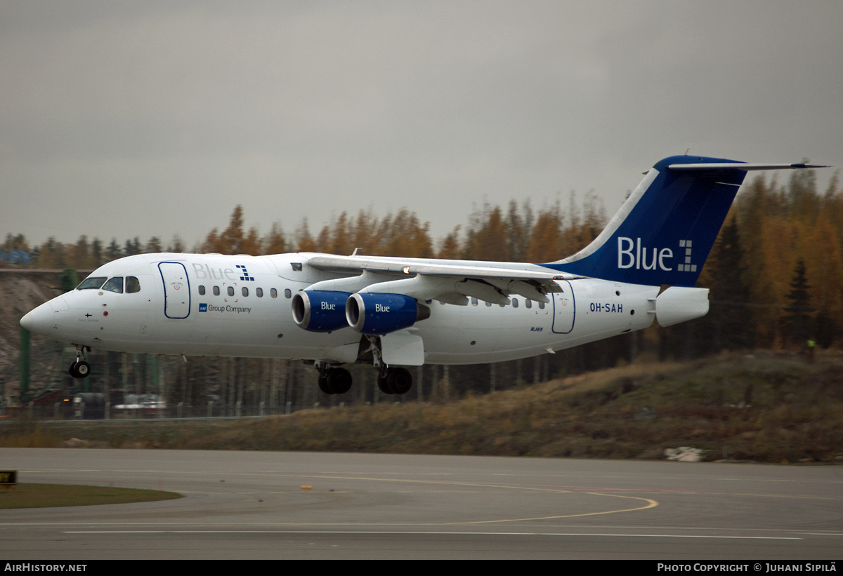 Aircraft Photo of OH-SAH | BAE Systems Avro 146-RJ85 | Blue1 | AirHistory.net #125324