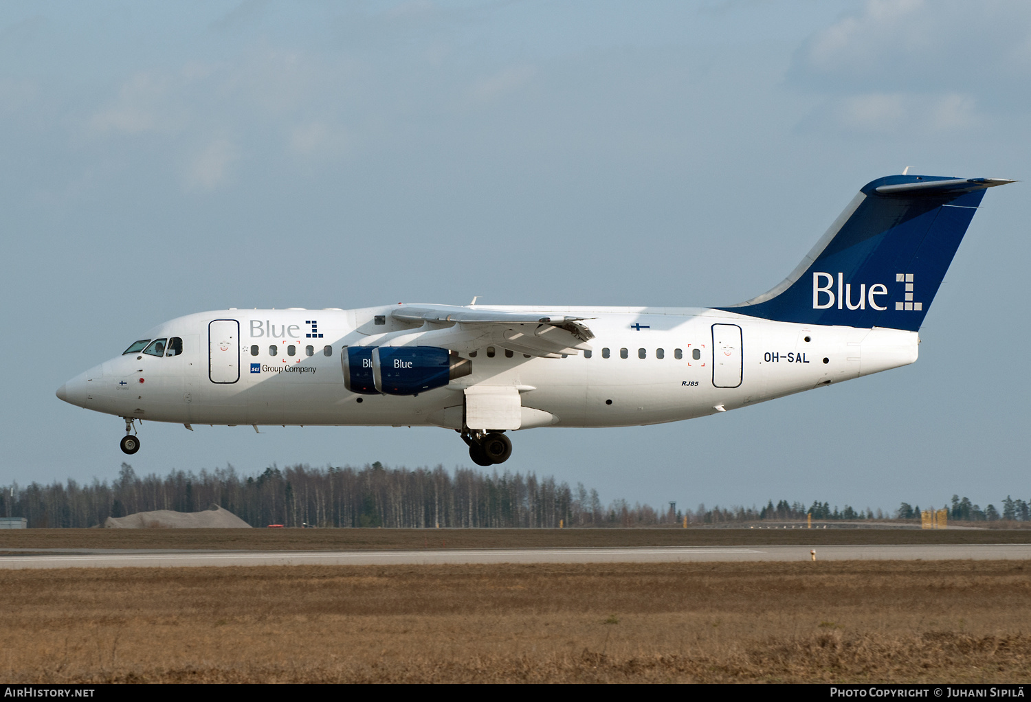 Aircraft Photo of OH-SAL | BAE Systems Avro 146-RJ85 | Blue1 | AirHistory.net #125332